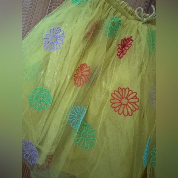 Peek Yellow Floral Tutu Dress - Picture 2 of 4